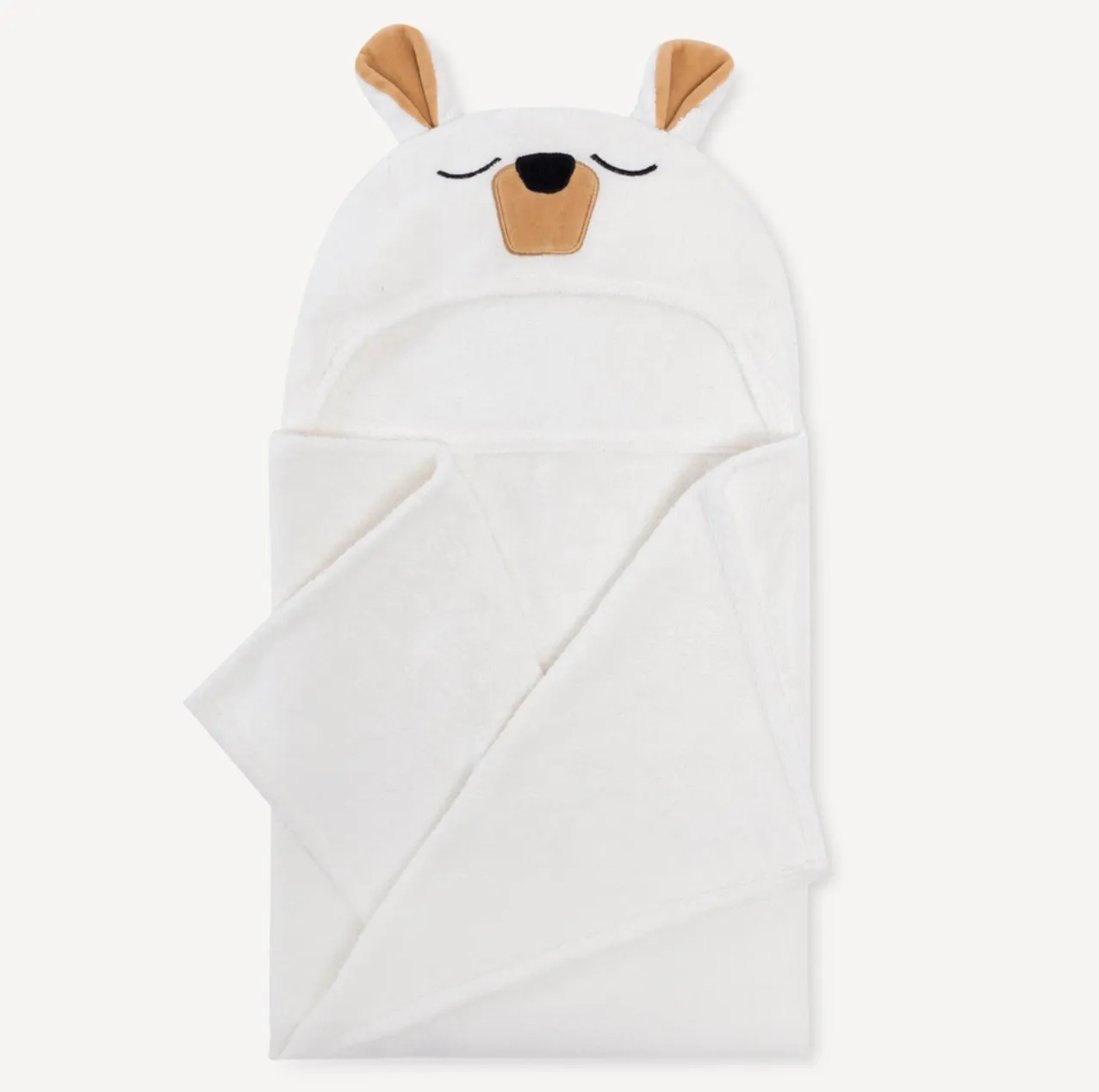 Polar Bear Bamboo Hooded Towel