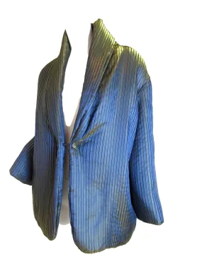 ROMEO GIGLI Iridescent pleated jacket