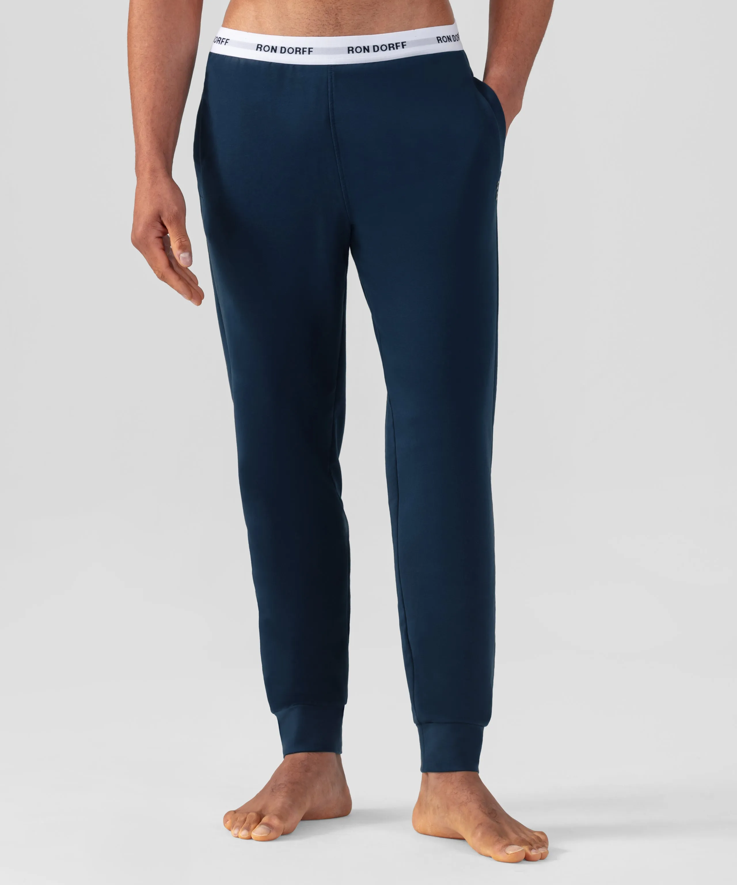 RON DORFF Lounge Pants: Navy