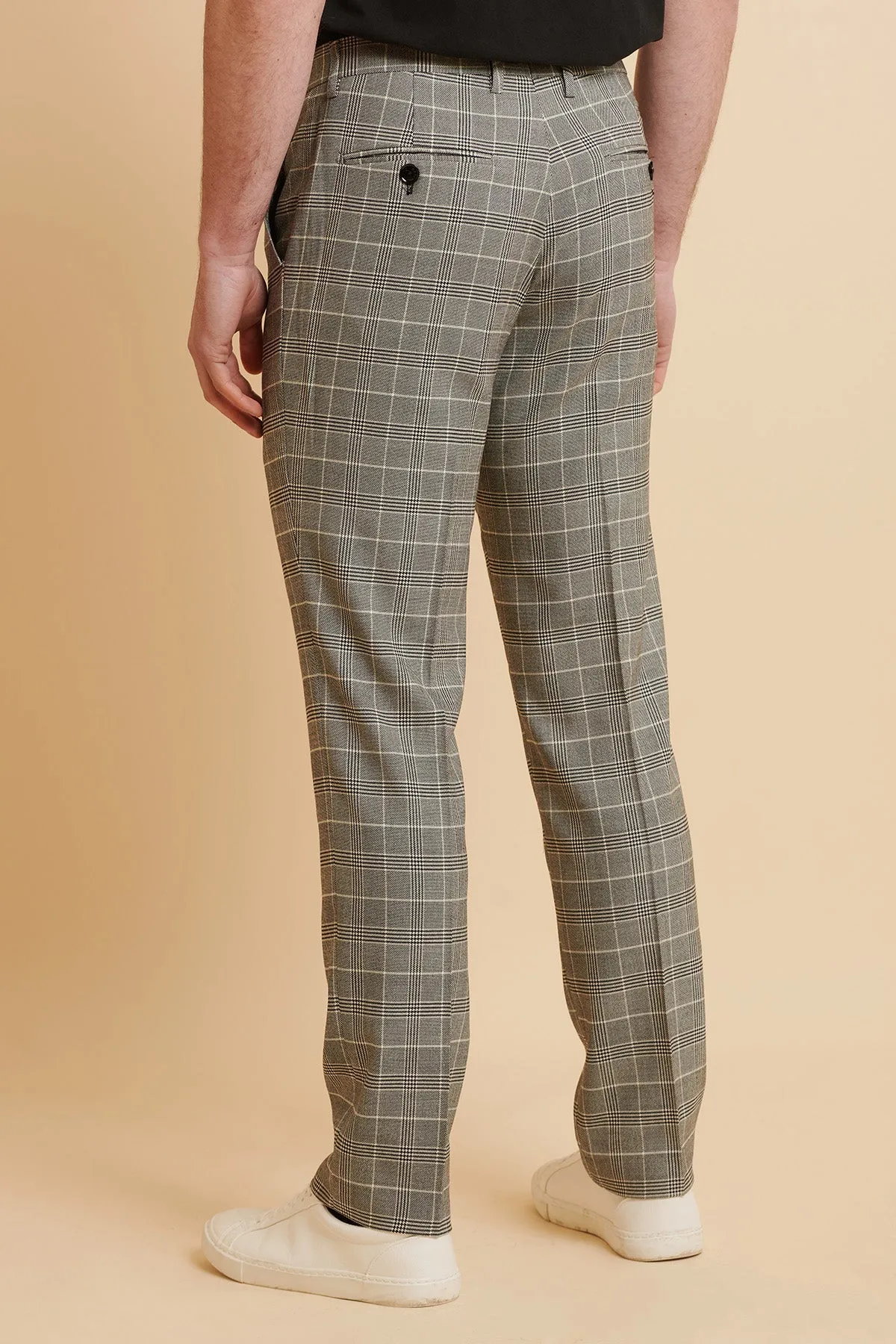 ROSS - Grey Check Two Piece Suit