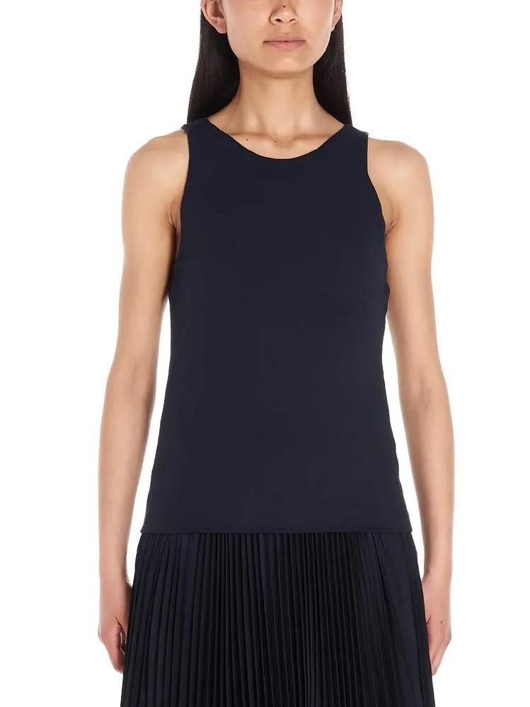 'S Max Mara Pleated Skirt Top and Tee Set