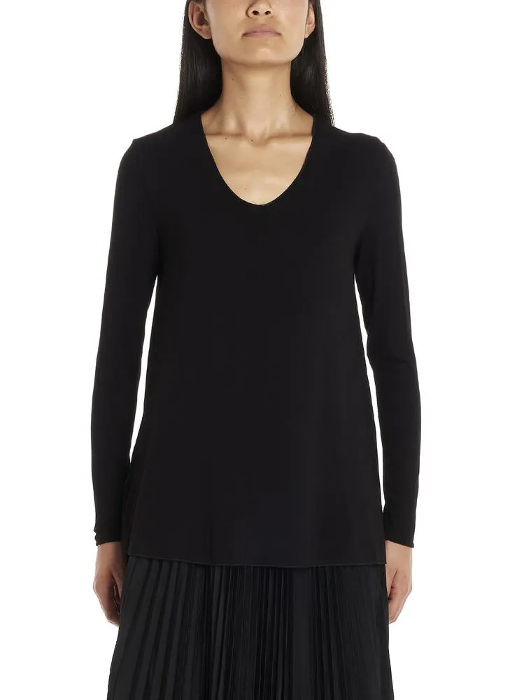 'S Max Mara Pleated Skirt Top and Tee Set