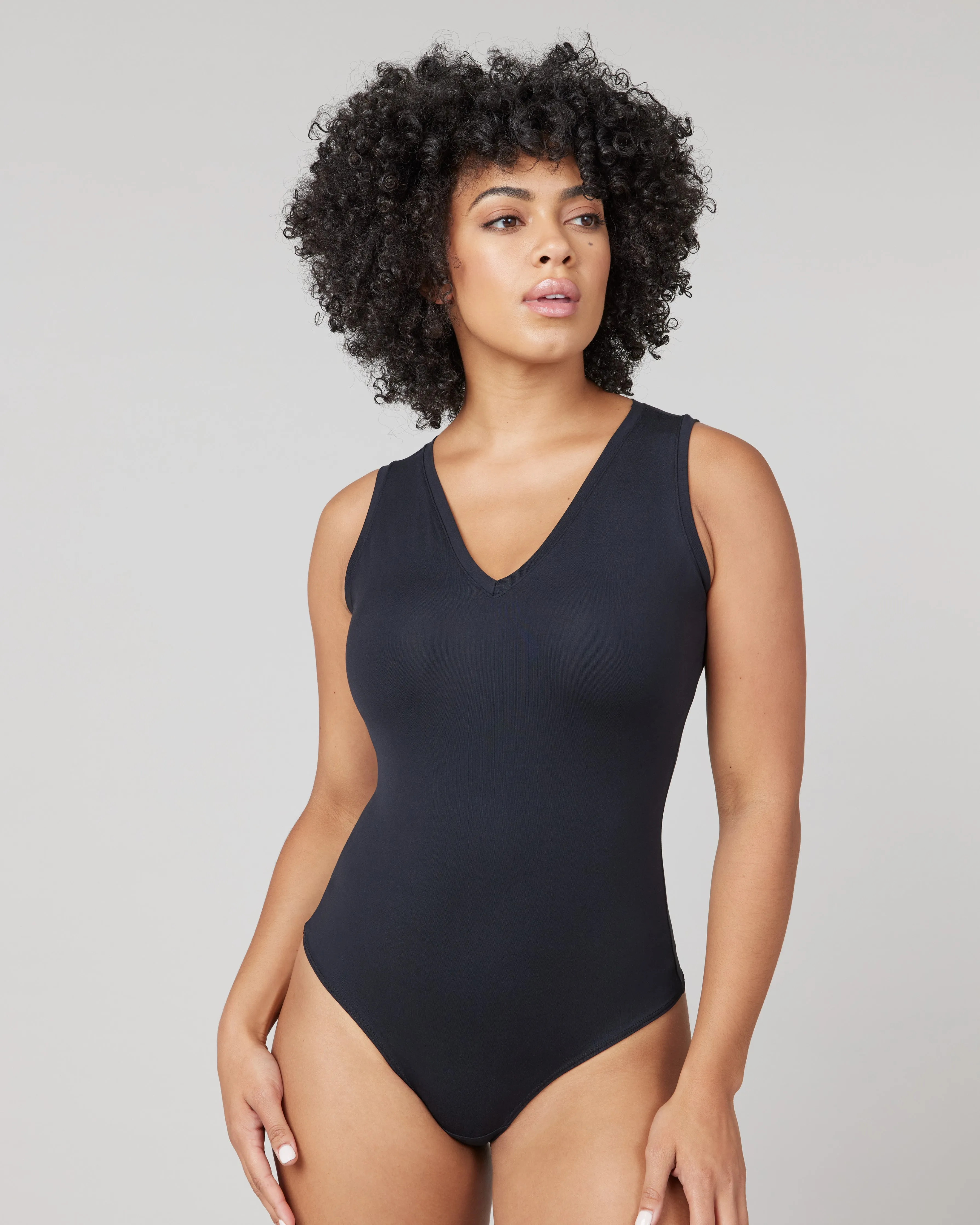 Suit Yourself V-Neck Tank Bodysuit