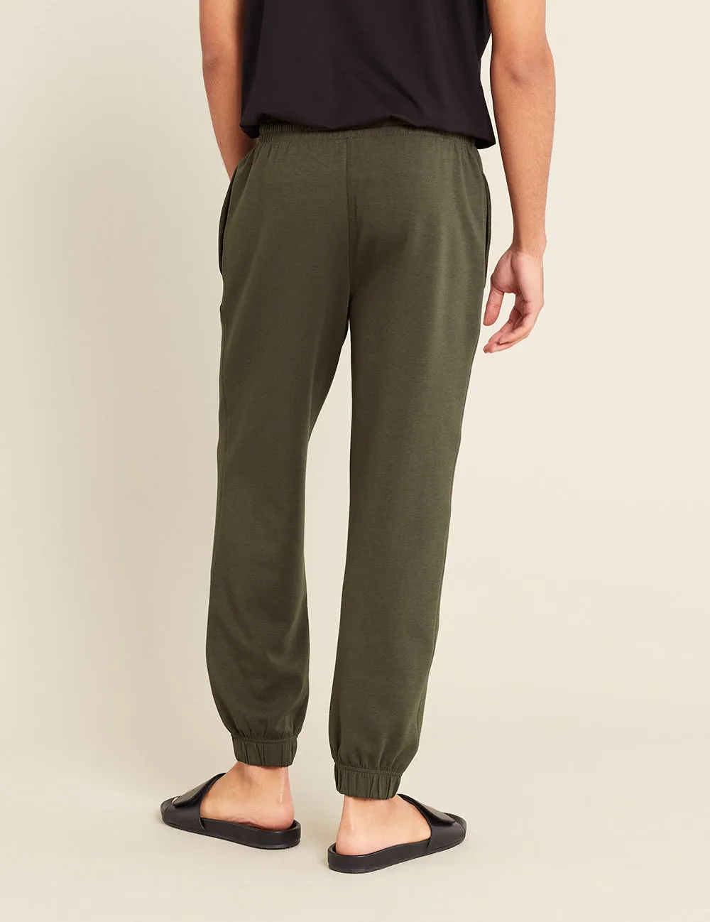 Unisex Cuffed Sweat Pants - Dark Olive