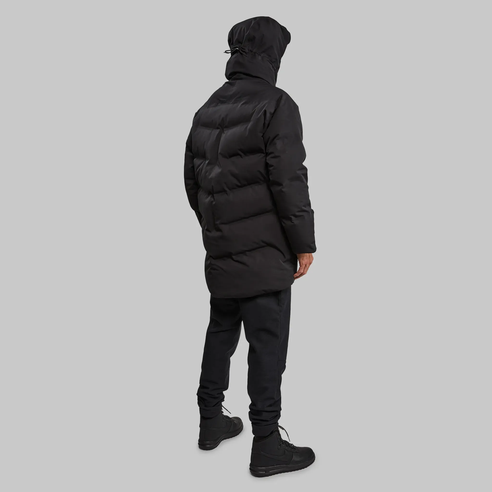 Waterfallproof Puffer. Black edition