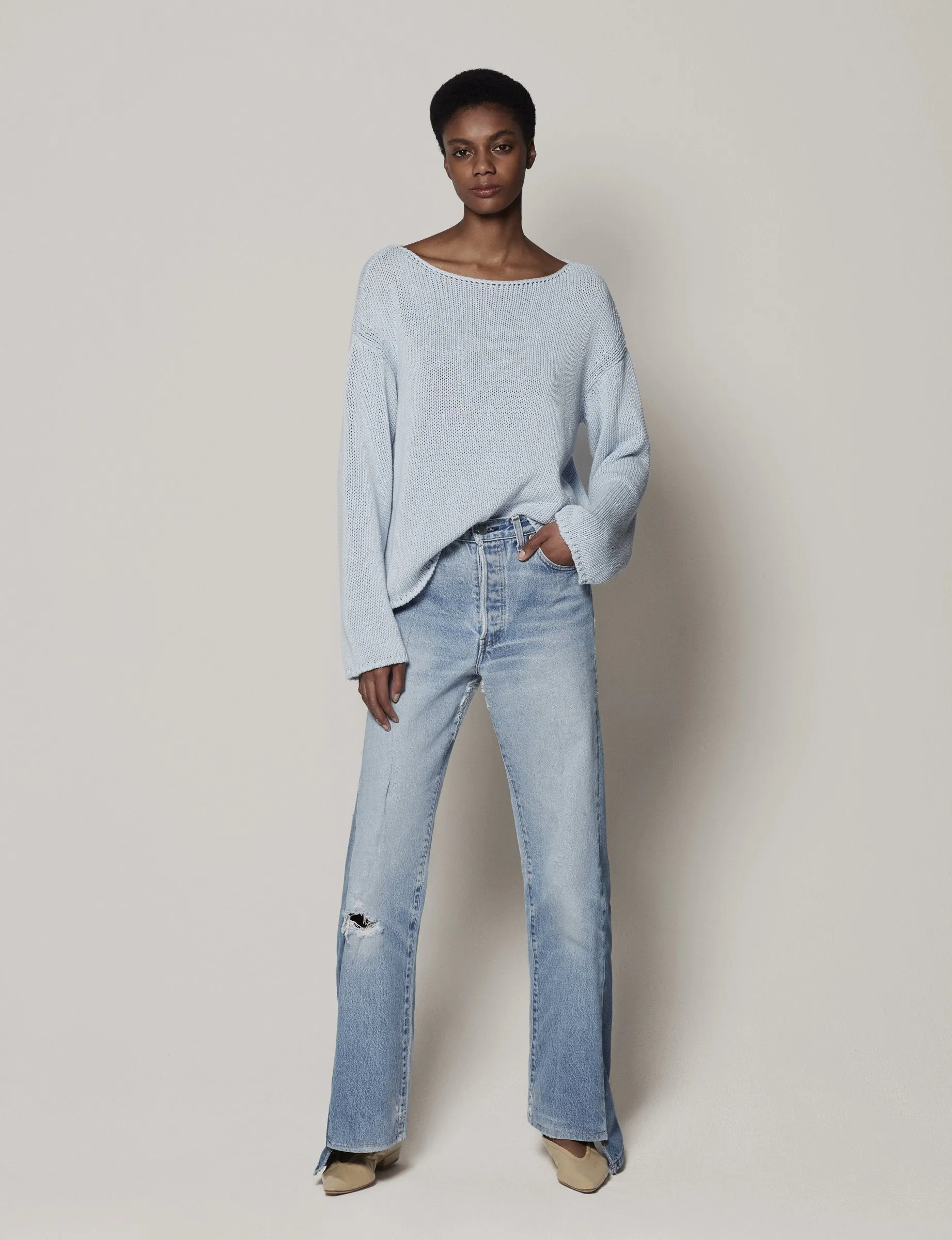 Wide Leg Archival Denim