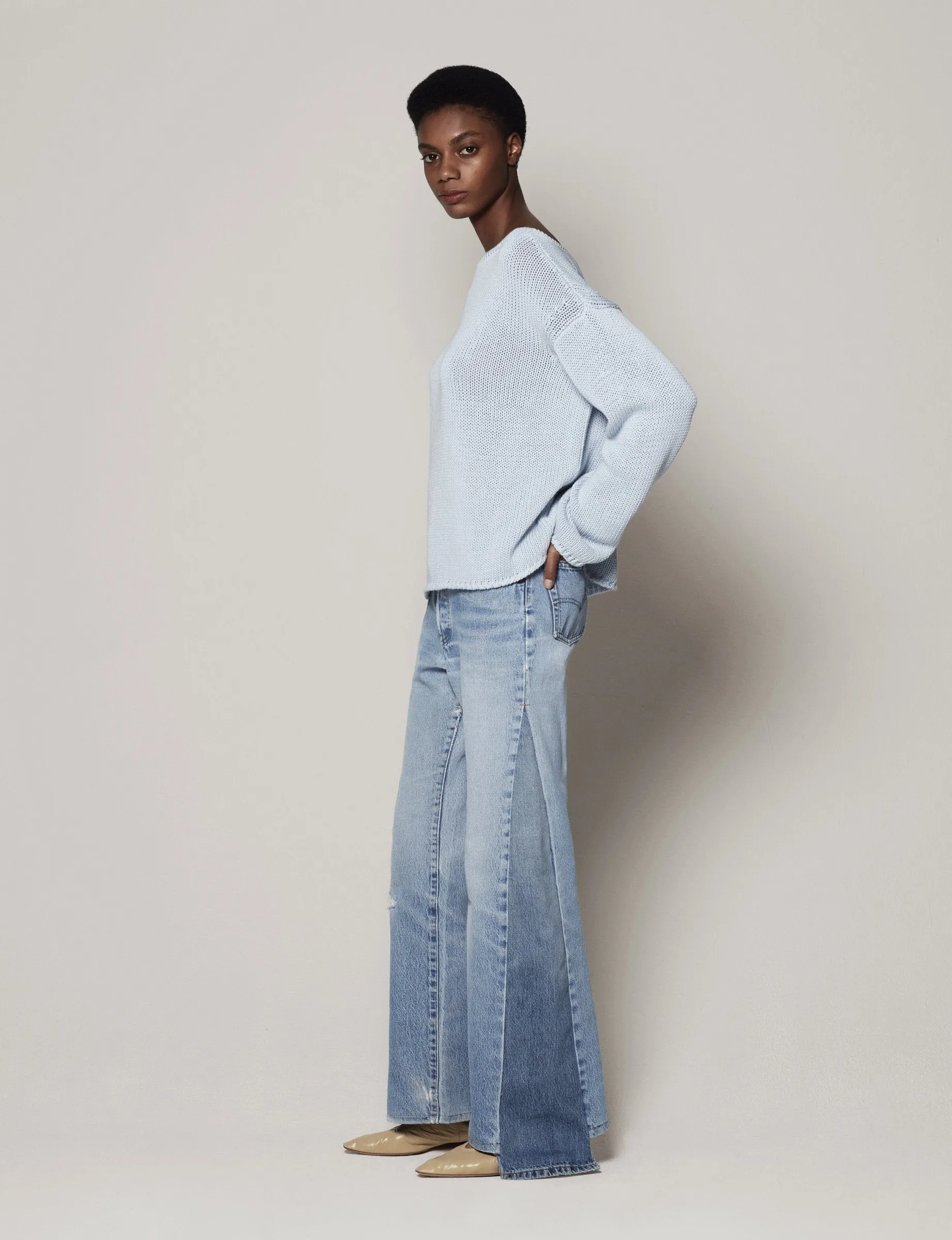 Wide Leg Archival Denim