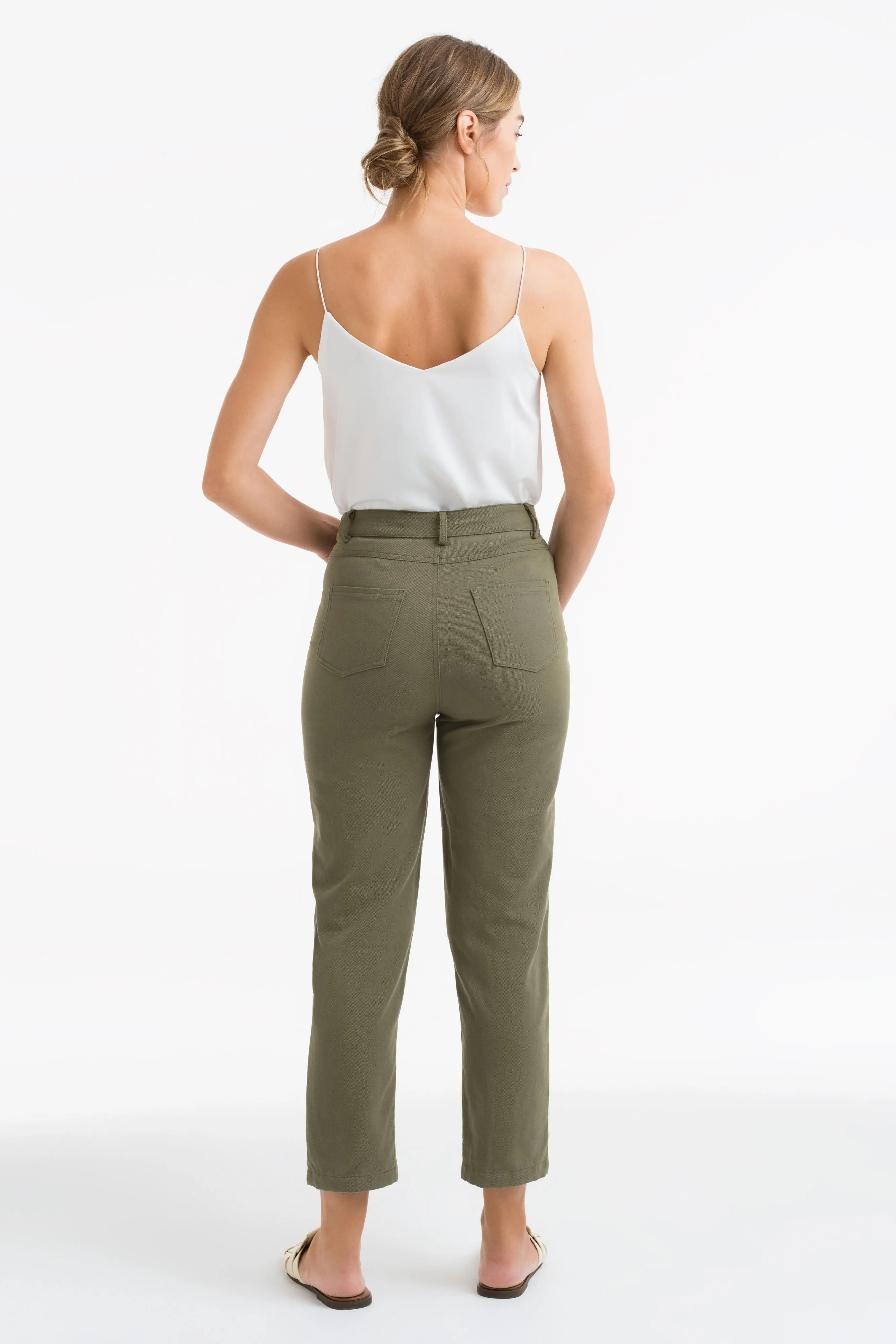 Yolanda Pants in Olive