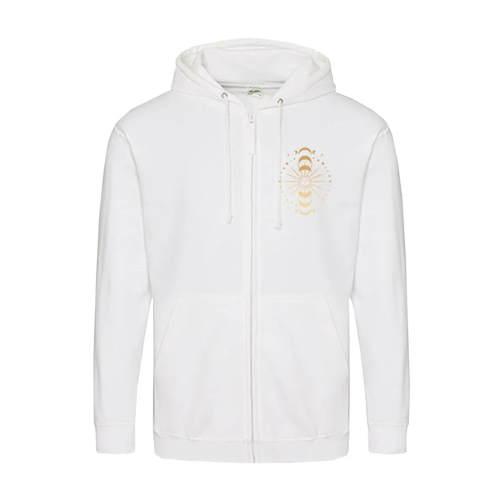 Zipper Hoodie Unisex - Sonne Mond -