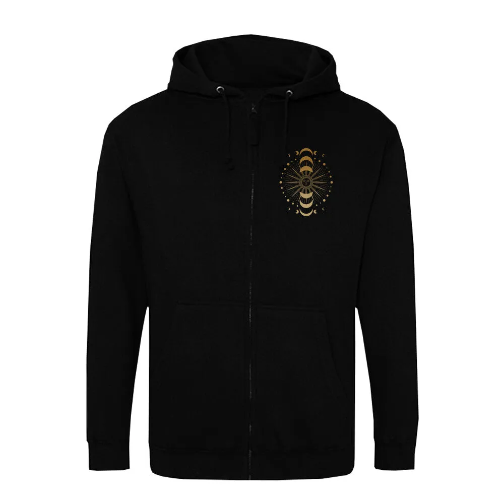 Zipper Hoodie Unisex - Sonne Mond -