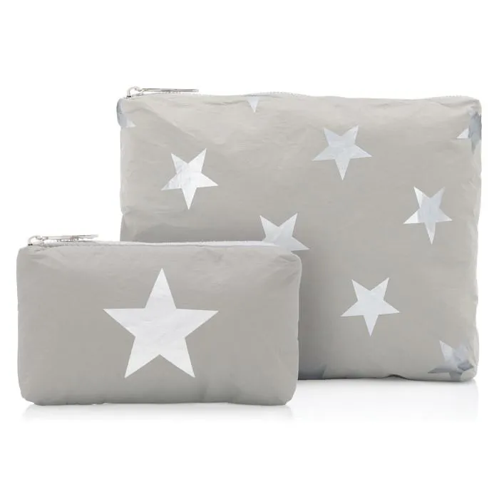 Zipper Pack Silver/Black Star